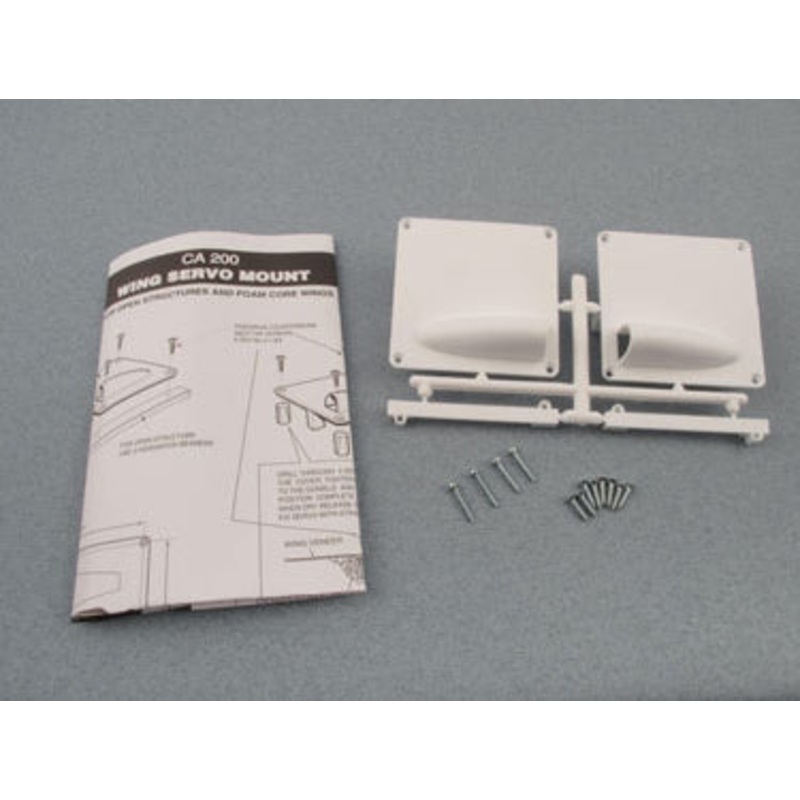 Radio Active Wing Servo Mount Standard (pr) RCA200