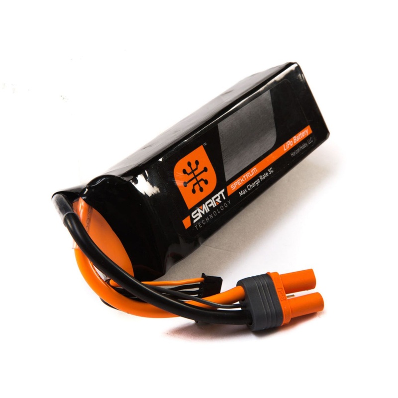 Spektrum 7000mah 6S 22.2V 30C Smart LiPo IC5 SPMX70006S30