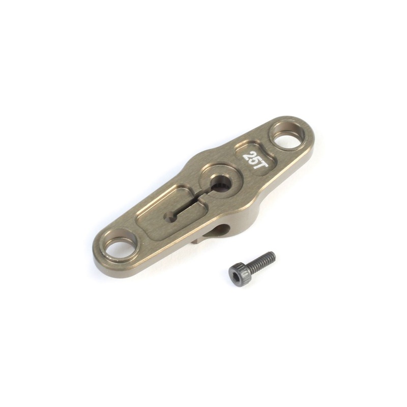 TLR Aluminum Servo Horn Throttle 25T: 8X TLR341016