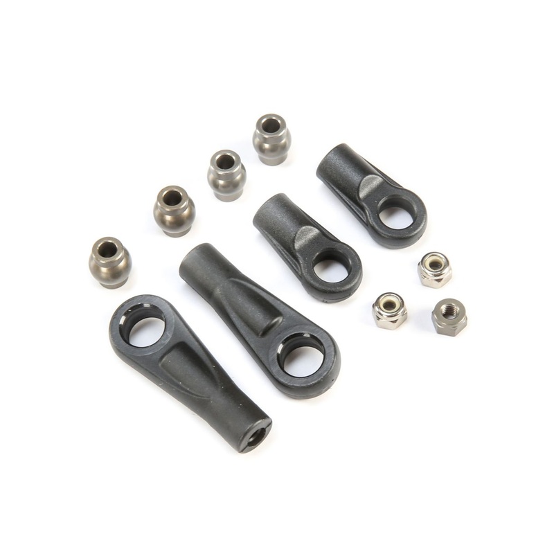 TLR Dual Steering Rod Ends and Pivot Balls: 5B 5T TLR351008