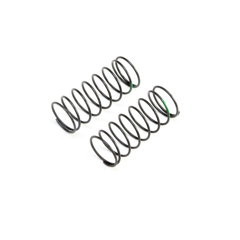 TLR Green Front Springs Low Frequency 12mm (2) TLR233047