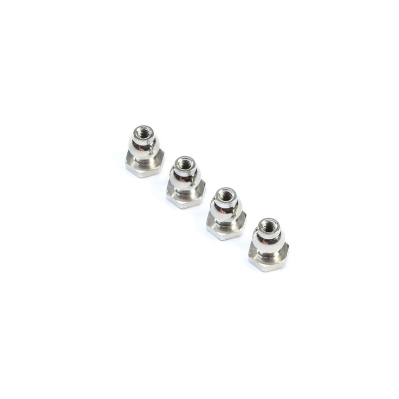 TLR Suspension Ball 6.8mm Flanged (4): 8X TLR244051