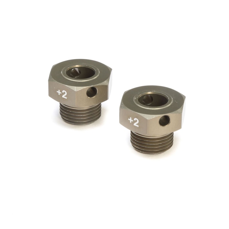 TLR Wheel Hexes +2mm Wider (2): 8X TLR342017