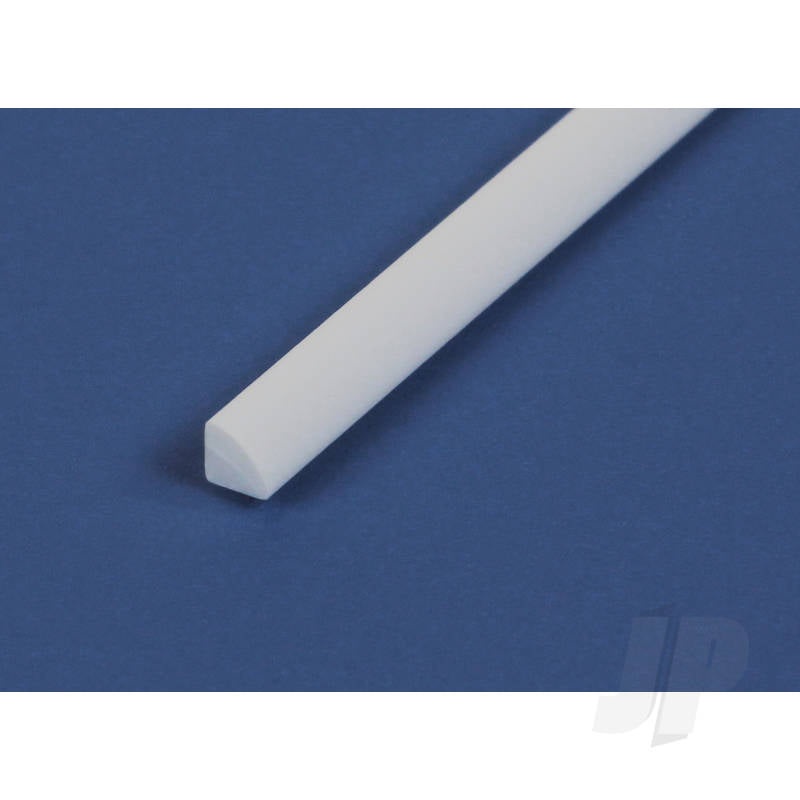 Evergreen 14in (35cm) Quarter Round Strip .040in (25 per pack) 5-247