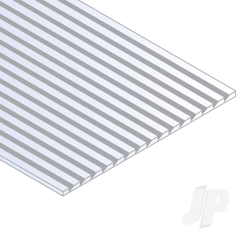 Evergreen 12x24in (30x60cm) 1:20.3 Novelty Freight Car SidingSheet .060in (1.5mm) Thick (1 Sheet per pack) 14602