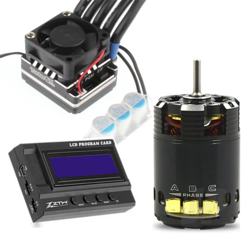 ZTW 1:10 Beast PRO Combo with 120A ESC + BP 3652 13.5T 3200Kv Motor + LCD Program Card ZTW8212021131