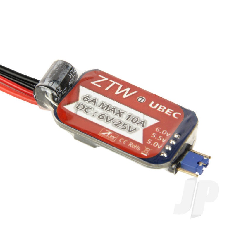 ZTW UBEC 6A Adjustable Voltage Regulator 10A Peak ZTW300200010