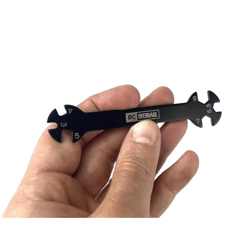 RC Overhaul 6 in 1 Flat Wrench 3/4/5/5.5/7/8mm RCO-TL012