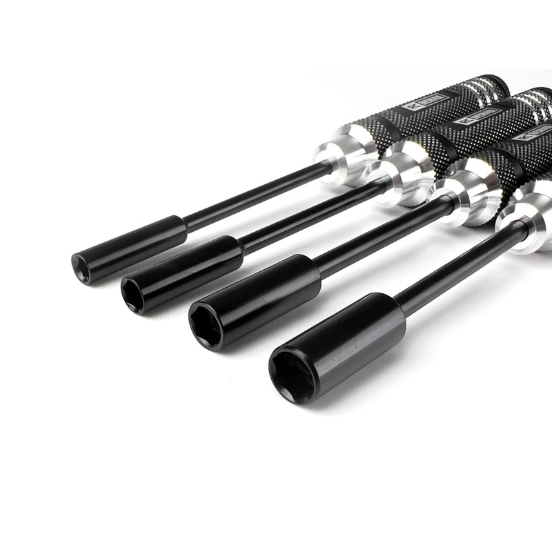 RC Overhaul Nut Driver Set 4/5.5/7/8mm Black RCO-TL002N
