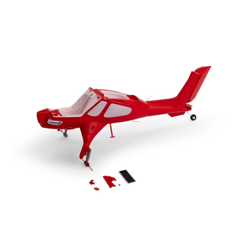 E-Flite Fuselage with Accessories: Draco 800mm EFL-1116
