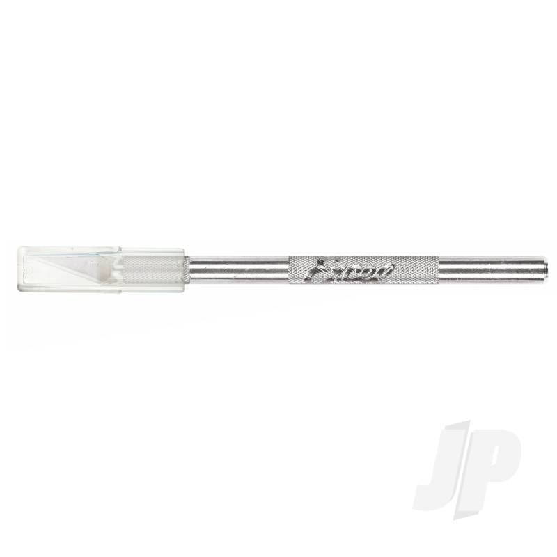 Excel K1 Knife, Light Duty Round Aluminium with Safety Cap (12) EXL18001