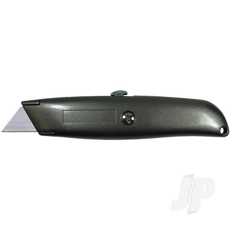 Excel K9 Metal Utility Knife, Retractable (3x Blades) (Carded) EXL16009