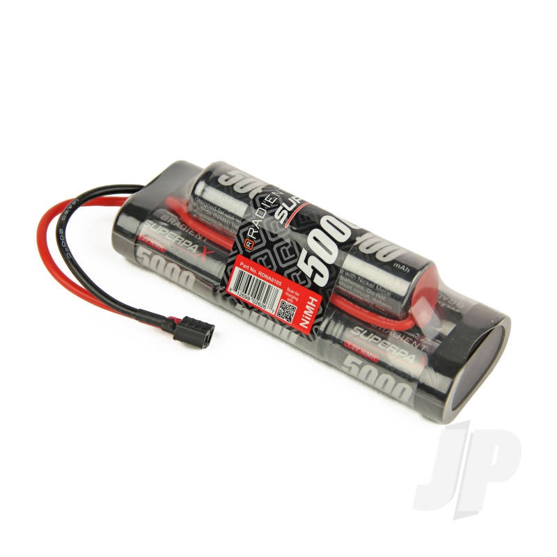 Radient NiMH 9.6V 5000mAh SC 6-2 Hump, HCT RDNA0105