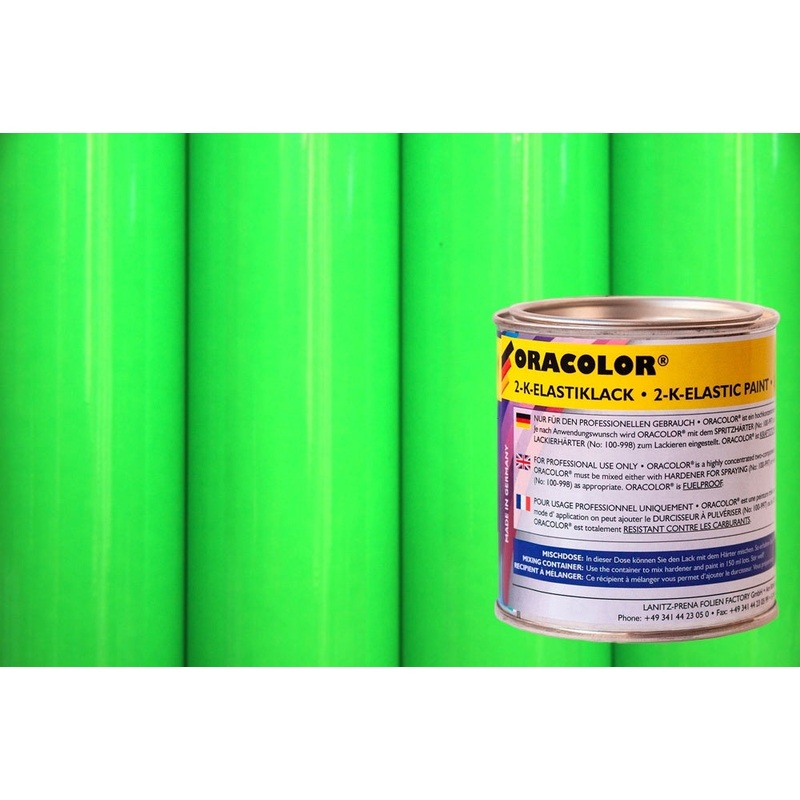 ORACOLOR for ORACOVER 2-K-Elastic Varnish Fluorescent Green Paint (160ml) from Oracover 121-041
