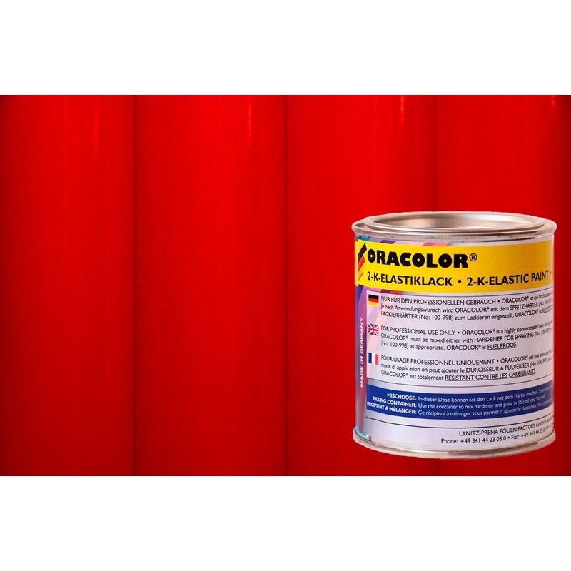 ORACOLOR for ORACOVER 2-K-Elastic Varnish Fluorescent Red Paint (160ml) from Oracover 121-021
