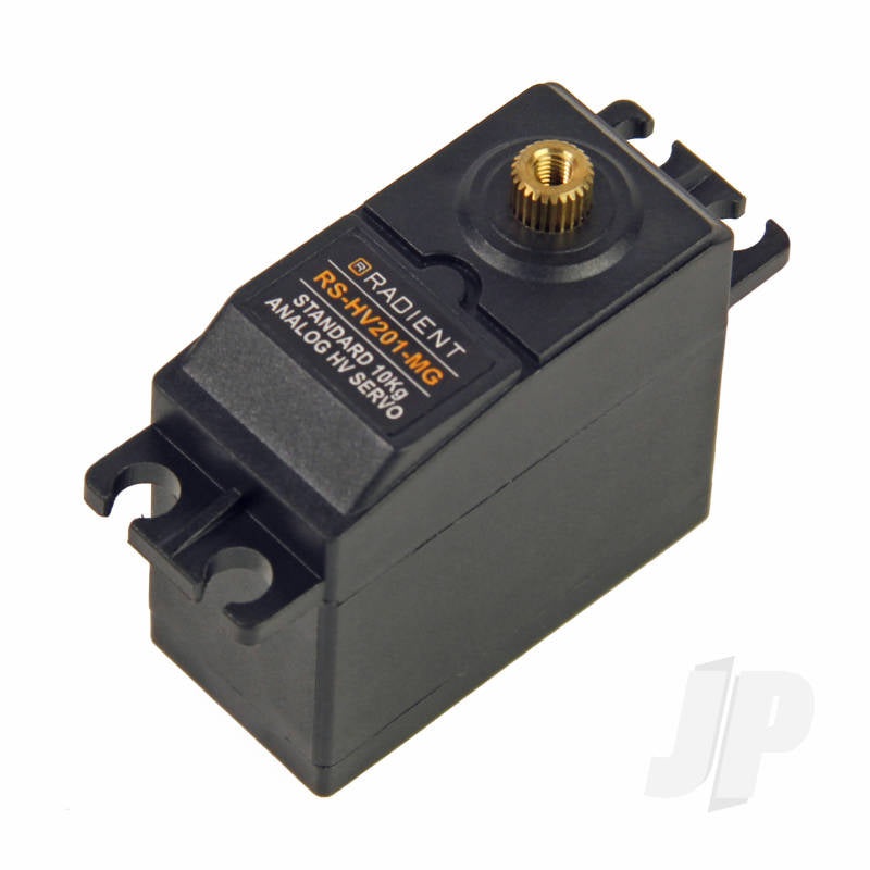 Radient RS-HV201-MG Standard 10kg Analog HV MG Servo 10kg/0.10s 6.0V – 7.4V RDNA0402