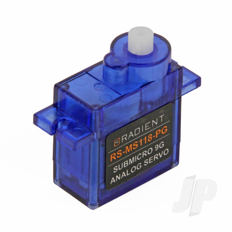 Radient RS-MS118-PG Micro 9g Analog Servo 1.5kg/0.12s 4.8V – 6.0V RDNA0408