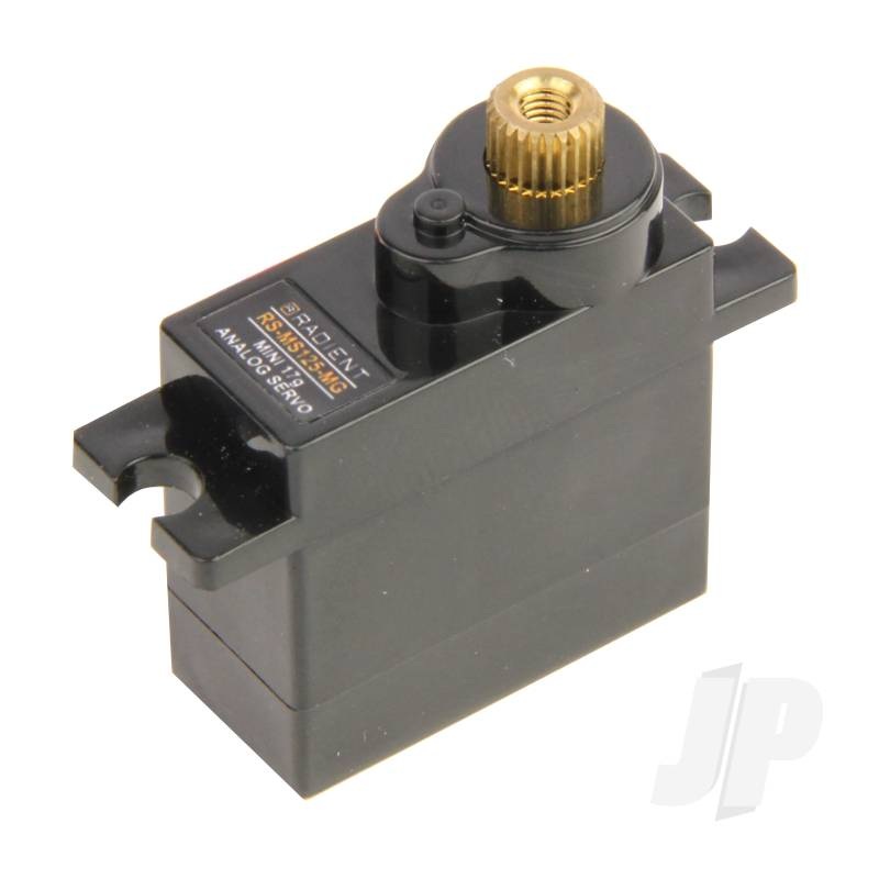 Radient RS-MS125-MG Mini 17g Analog MG Servo 3.5kg/012s 4.8V – 6.0V RDNA0404