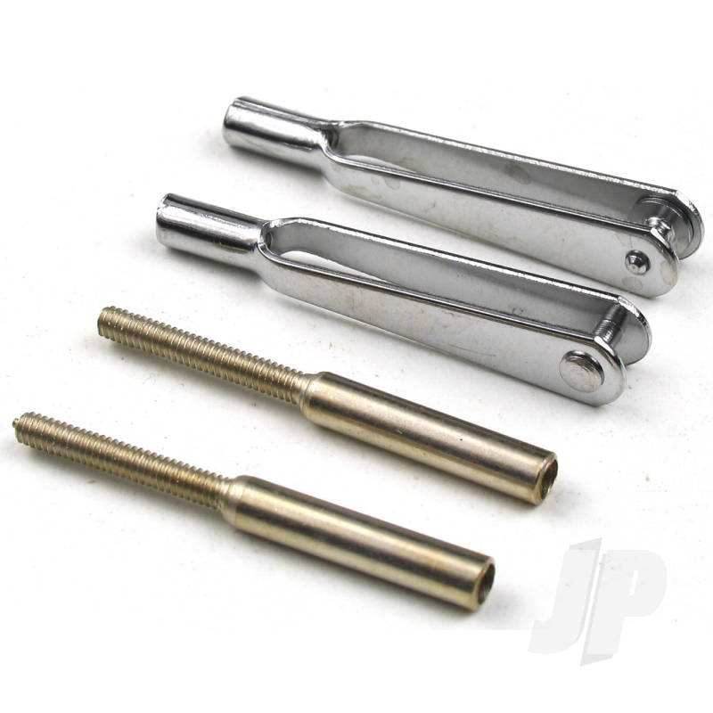 Chrome M2 Quicklink & Solder Ext Clevis  2 Pairs 5508041