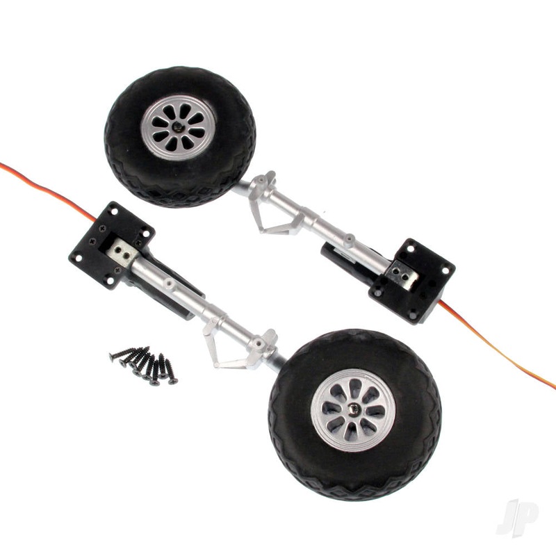 Arrows Hobby Main Landing Gear Set (Legs + Wheels + Retracts) (P-51) ARRAB108