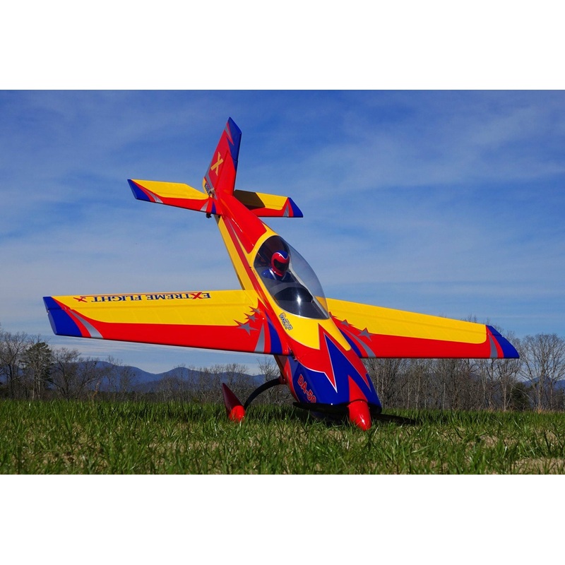 Extreme Flight Extra 300 EXP 85 Yellow/Red/Blue