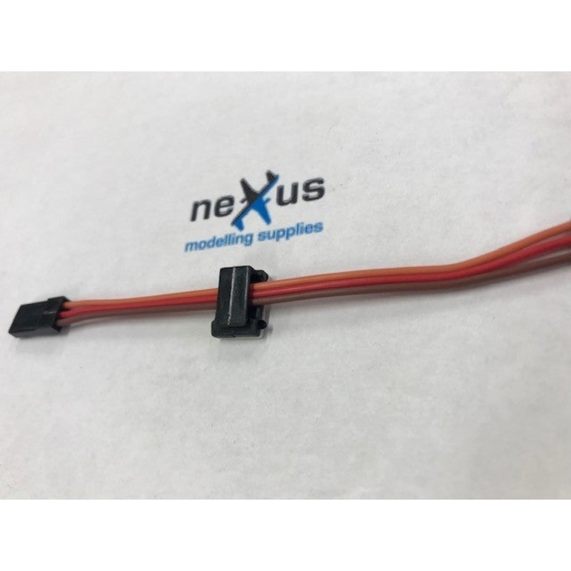 Self Adhesive Plastic Cable Clip Single Wire 12mm x 8mm Pk10