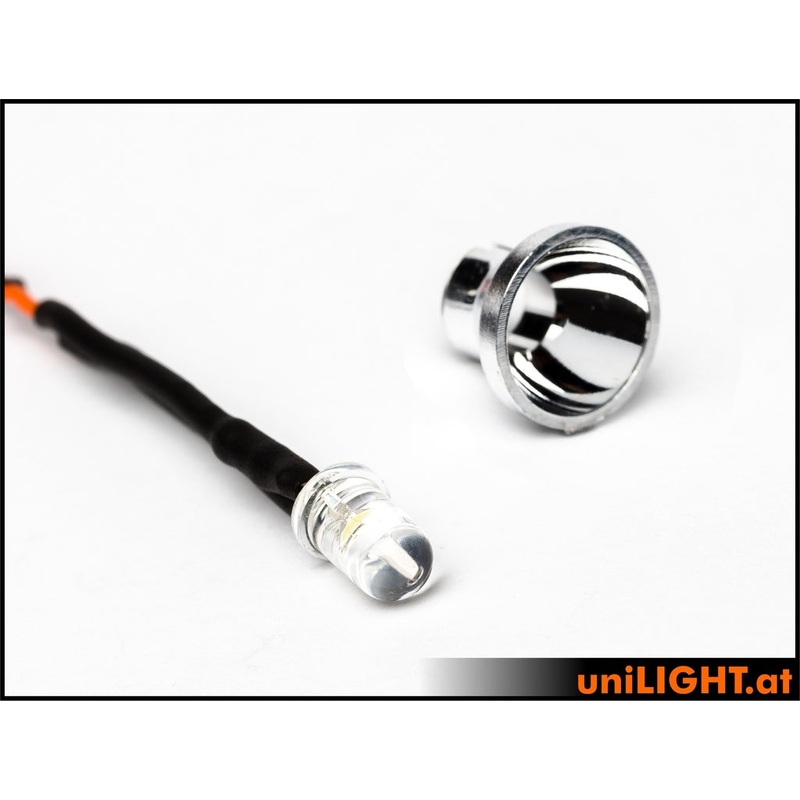 UniLight 5mm Higheff-Led Spot White POINT-003-WE