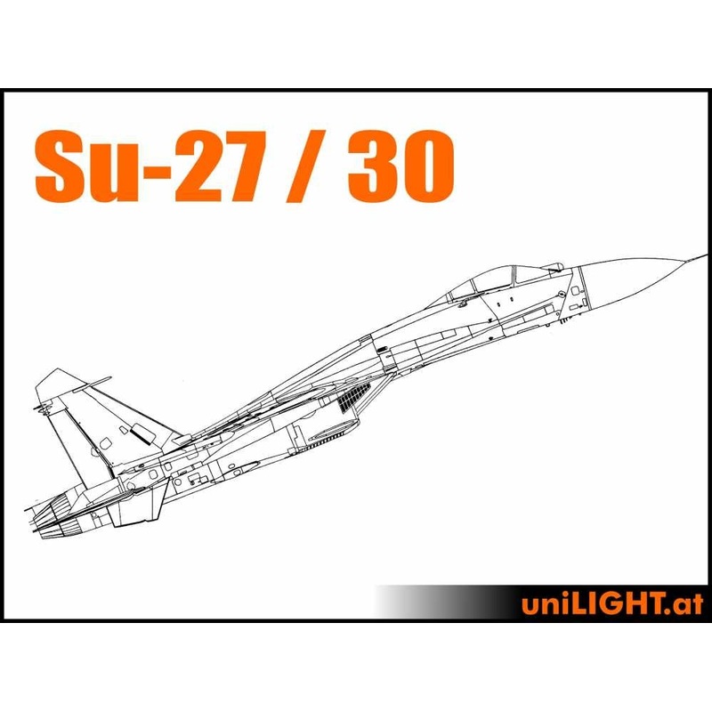 UniLight CARF SUKHOI Su-27, Su-30, Standard Scale