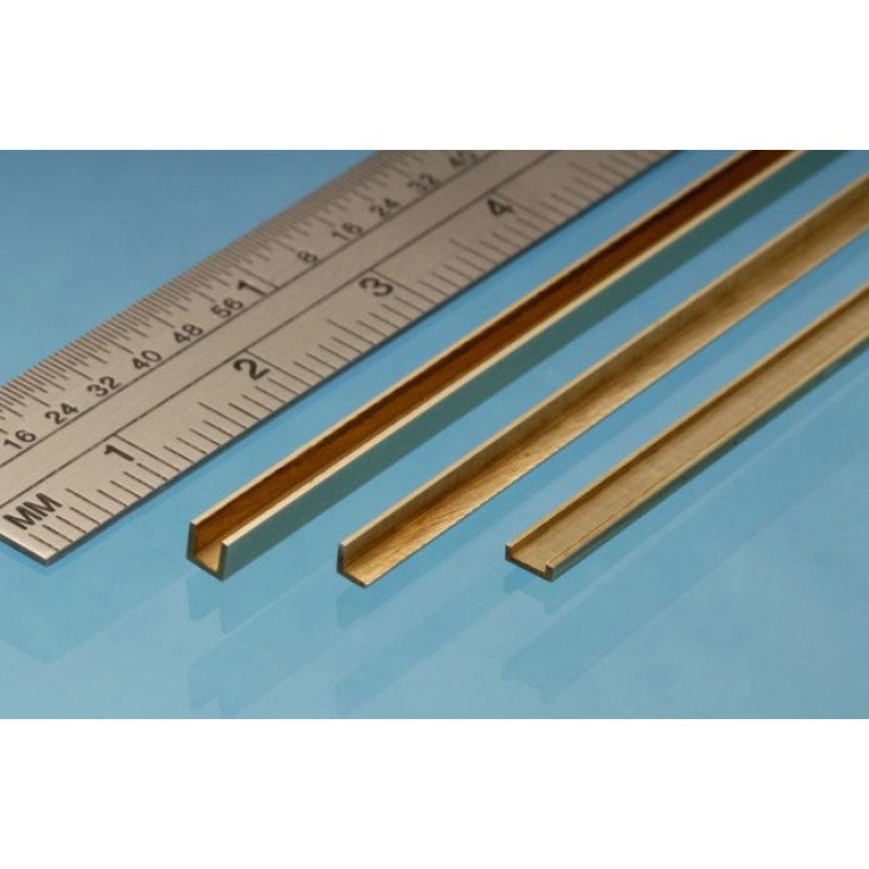 Albion Alloys 1x1mm Brass U Channel (1 Pack) UC1