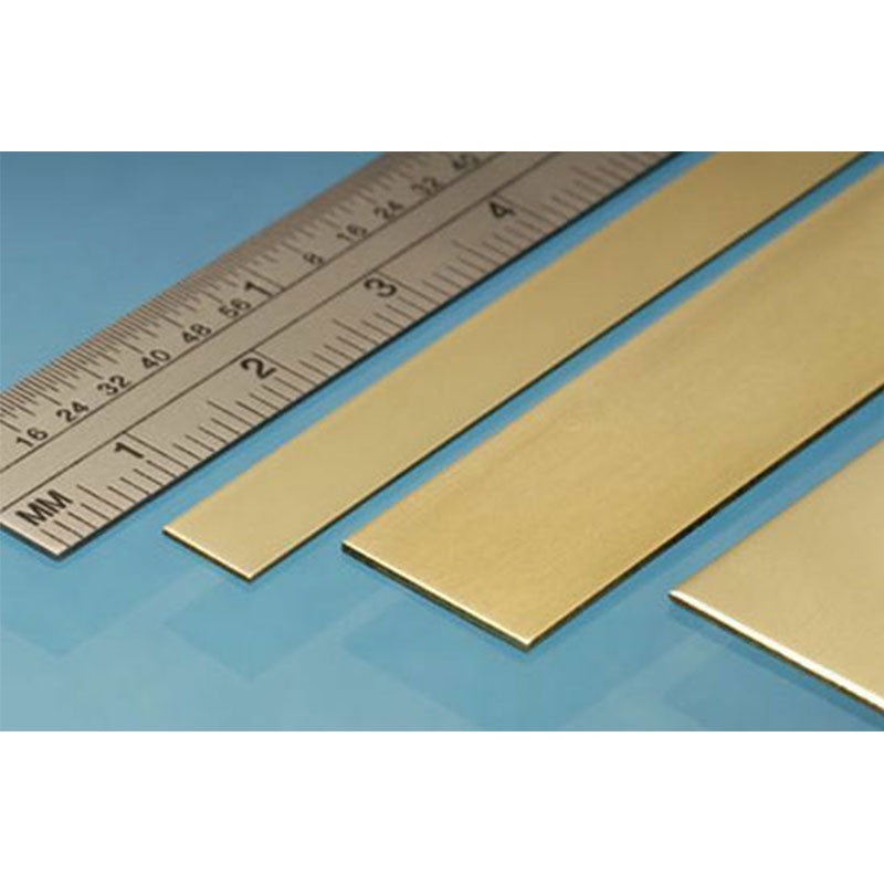 Albion Alloys 25×0.4mm Brass Strip (3 Pack) BS3M