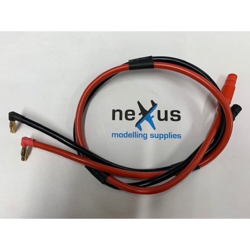4mm Banana Extension 0.5m 90 Degree 12 AWG