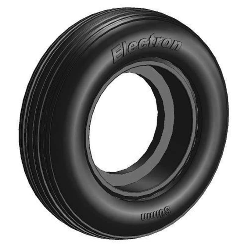Electron Main Tyre 75mm for Electron Retracts
