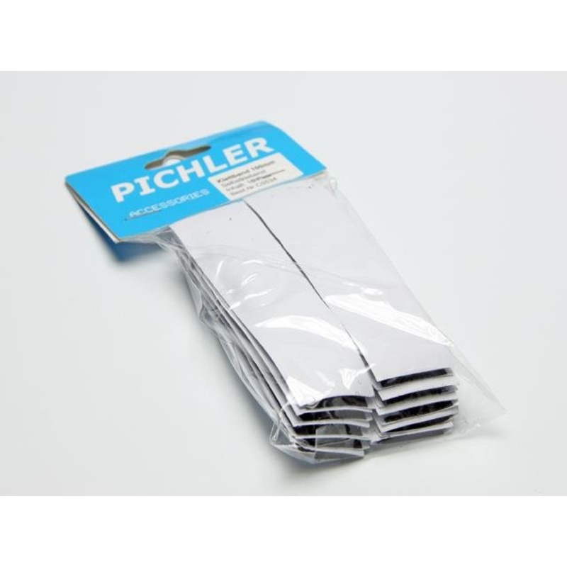 Self Adhesive Velcro Strip 18mm x 100mm Black 10pk C5534