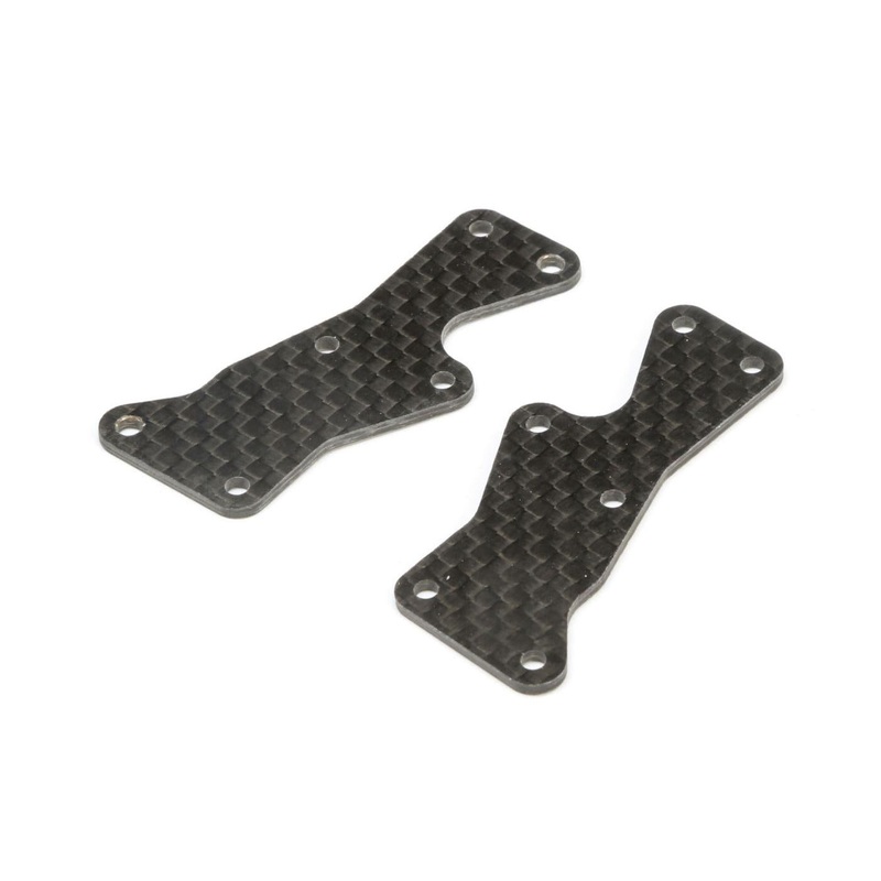 TLR Rear Arm Inserts, Carbon: 8X Z-TLR344037