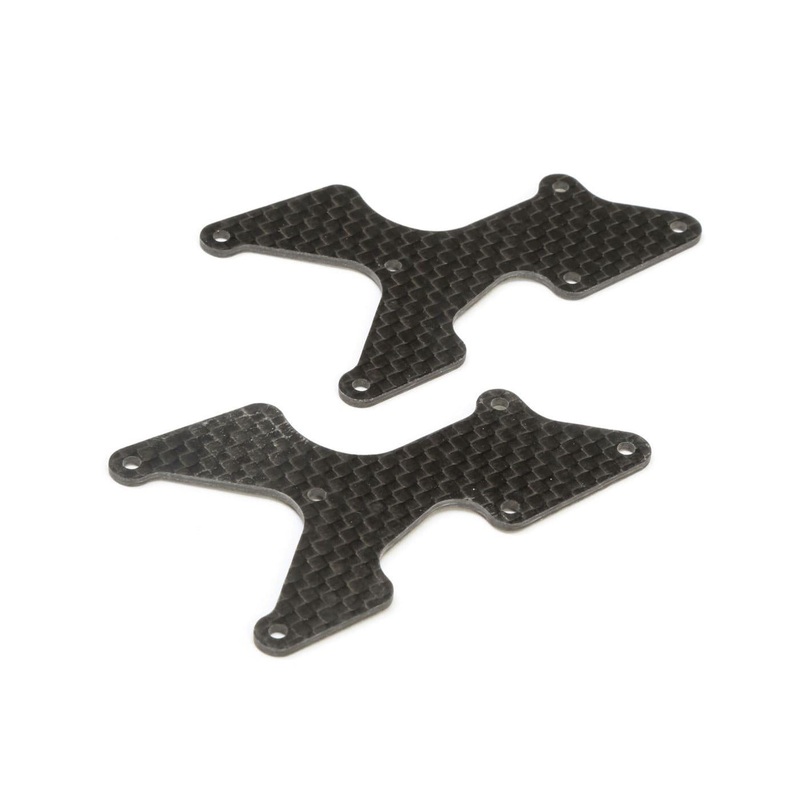 TLR Rear Arm Inserts, Carbon: 8X Z-TLR344038