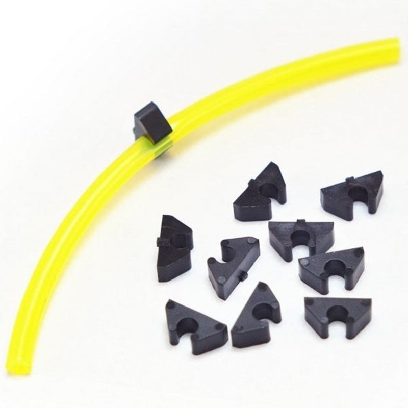 Tube Tidy Clips 6mm or 0.25 inch Tygon (Pack of 8) from Model Aviation Products (MAP)