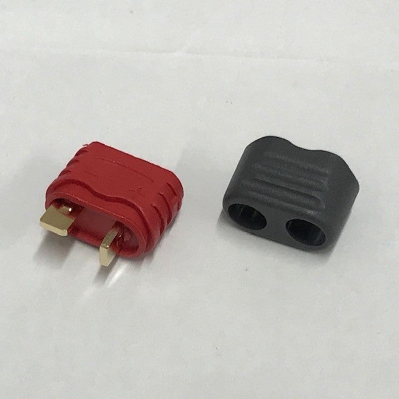 Deans 40A High Current Female Connector With Wire Shield by Amass