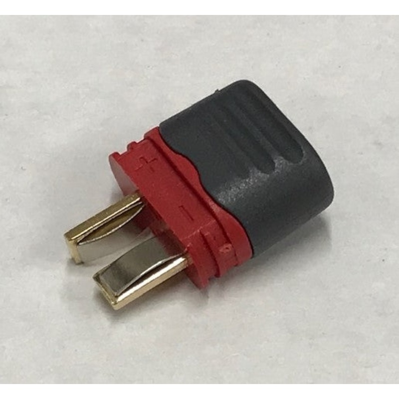 Deans 40A High Current Male Connector With Wire Shield by Amass