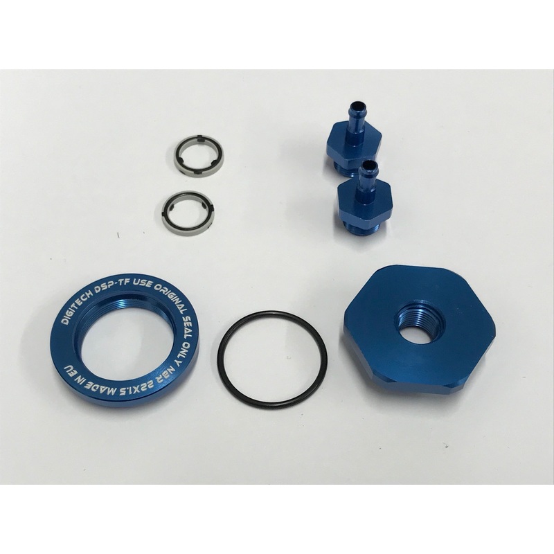 Digitech High Flow Fuel Tank Fitting Barbed for 6mm Festo Tube or 1/8 Tygon Tube