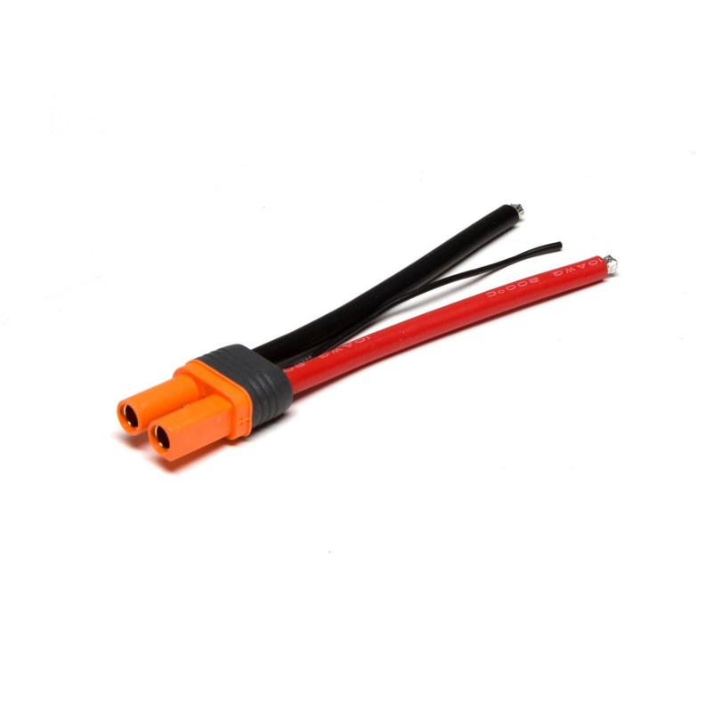 Spektrum IC5 Battery Connector  4 / 100mm 10 AWG SPMXCA505