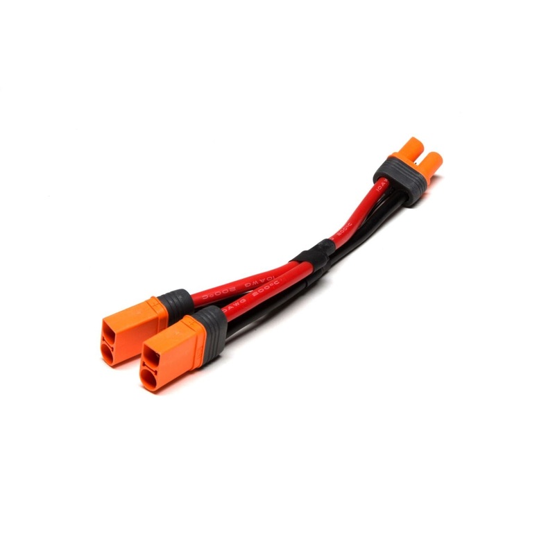 Spektrum IC5 Battery Parallel Y-Harness with 6/150mm Wire 10 AWG SPMXCA509