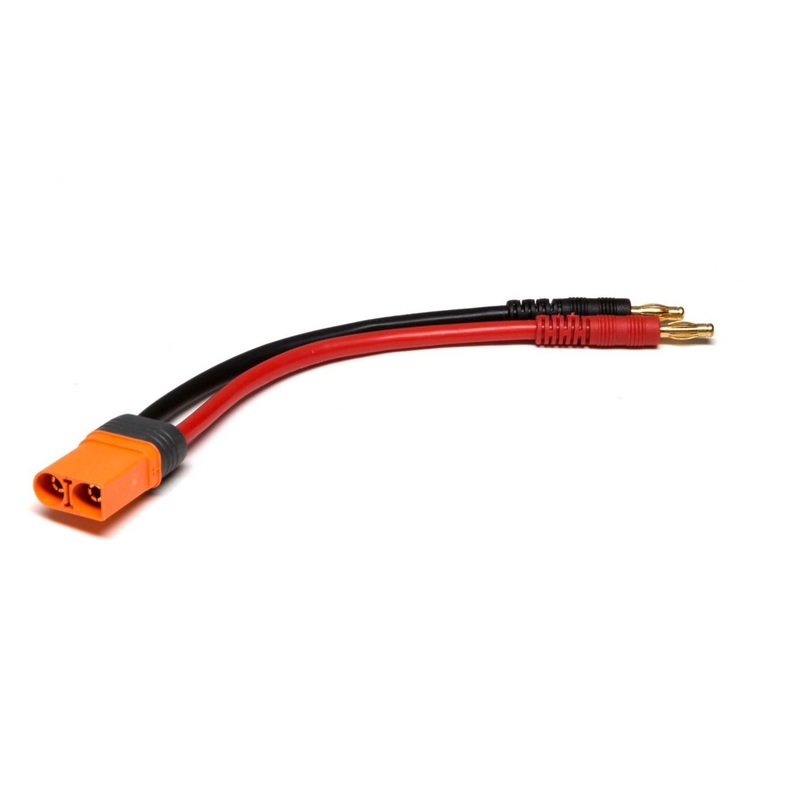 Spektrum IC5 Device Charge Lead 6 10 AWG / 4mm Bullet SPMXCA504