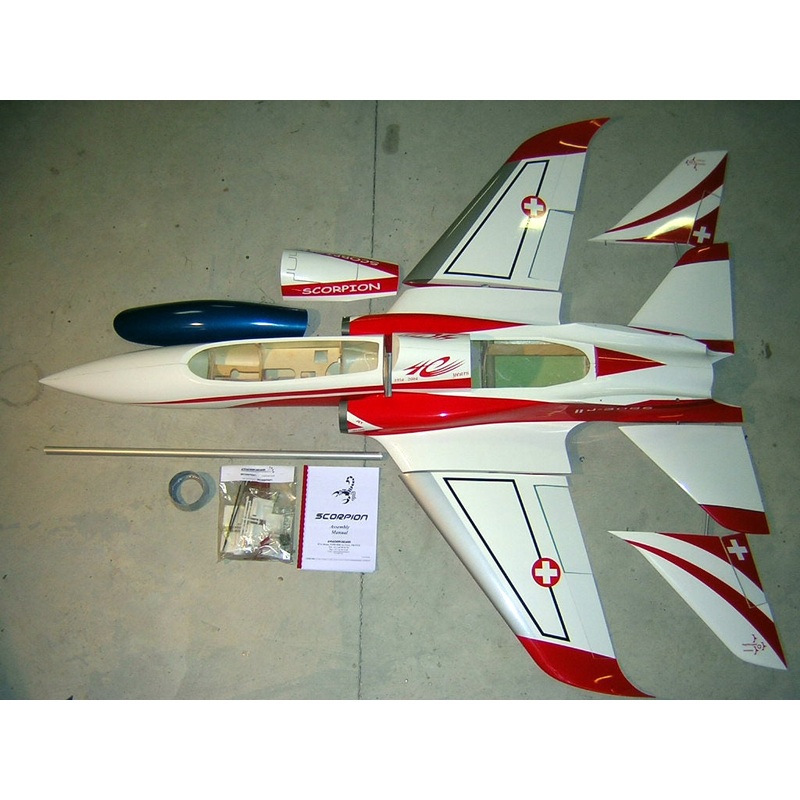 Super Scorpion Jet for 14 to 18 kg (31 – 40 lbs.) Thrust Jet Engine from Aviation Design Choice of Schemes