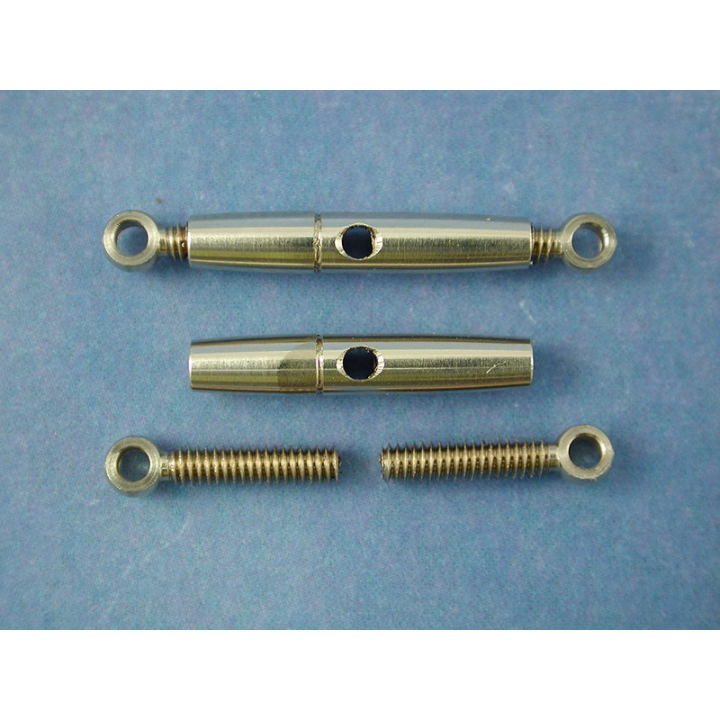Radio Active Turnbuckle Pair M2 3 x 16mm 3mm Eye RMA645316