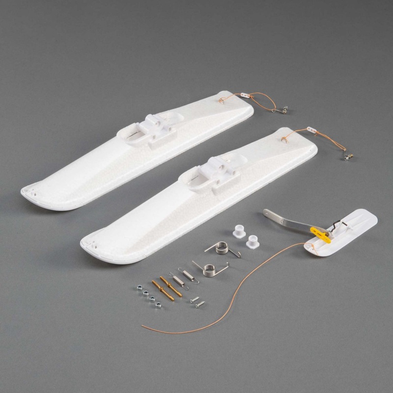 E-Flite 10-15 Size Taildragger Ski Set (3mm Axle) EFLA970