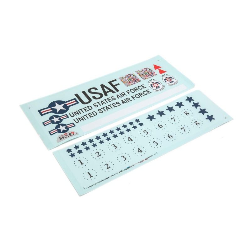 E-Flite Decal Sheet: F-16 70mm EFL7821