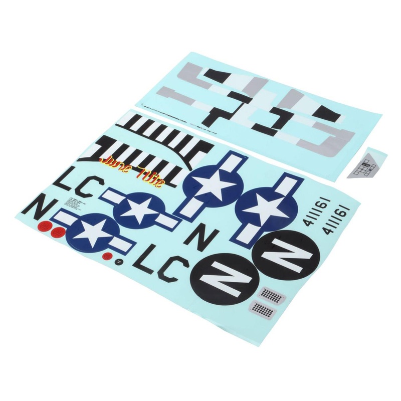 E-Flite Decal Sheet: P-51D 1.2m EFL8952