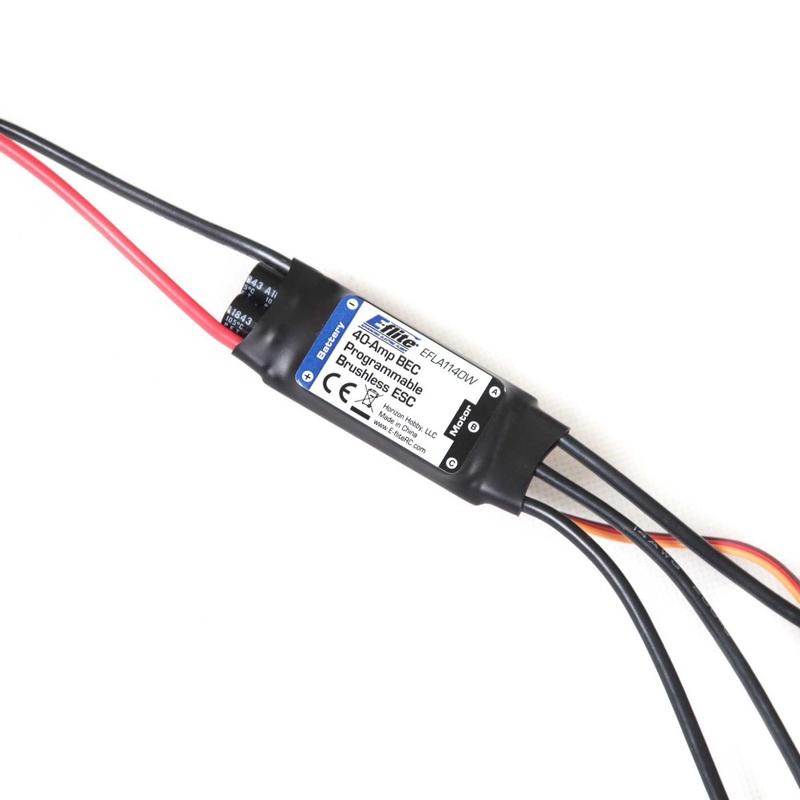 E-Flite ESC: 40A 230mm Wire EC3 EFLA9891