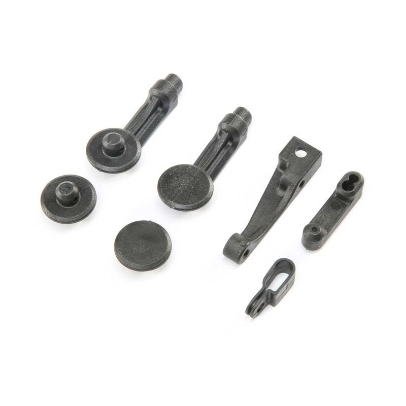 TLR Body, Antenna, Wire, Fan Mount Set: 22X-4 TLR231091