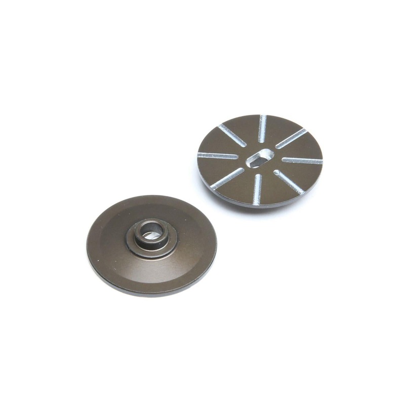 TLR Grooved Slipper Plates, SHDS (2) TLR232084